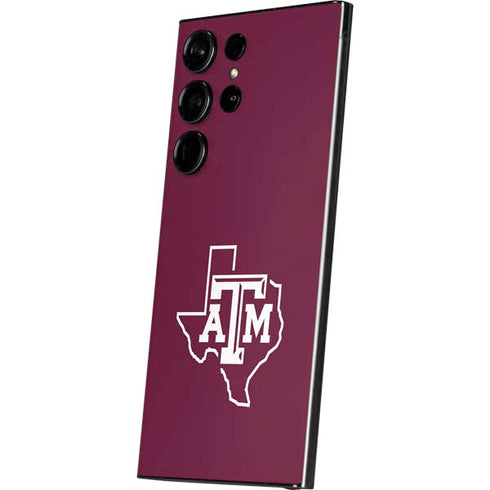 Texas A&M University Black Logo Galaxy S25 Ultra Skin